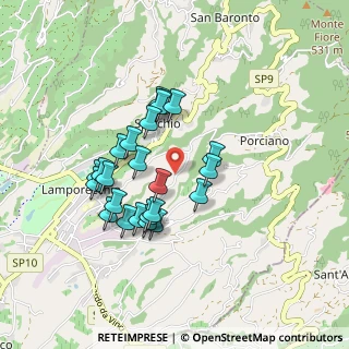 Mappa Via di Capalle, 51035 Lamporecchio PT, Italia (0.77917)