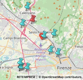 Mappa CNR-IBIMET Area della Ricerca di Firenze, 50019 Sesto Fiorentino FI, Italia (4.80455)