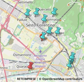 Mappa CNR-IBIMET Area della Ricerca di Firenze, 50019 Sesto Fiorentino FI, Italia (2.25091)