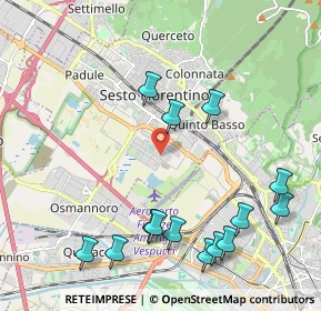 Mappa CNR-IBIMET Area della Ricerca di Firenze, 50019 Sesto Fiorentino FI, Italia (2.50714)