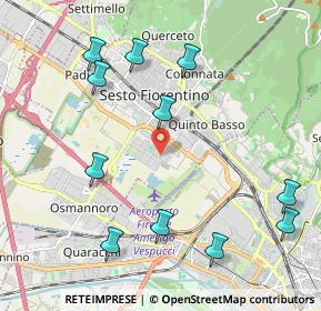 Mappa CNR-IBIMET Area della Ricerca di Firenze, 50019 Sesto Fiorentino FI, Italia (2.45091)