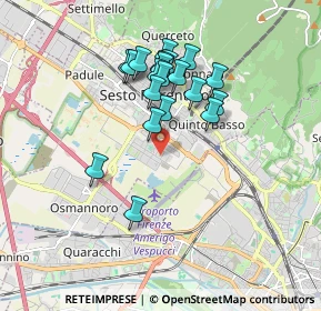 Mappa CNR-IBIMET Area della Ricerca di Firenze, 50019 Sesto Fiorentino FI, Italia (1.585)