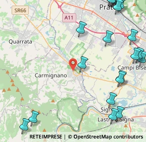 Mappa Piazza Buontalenti, 59016 Poggio a Caiano PO, Italia (6.561)