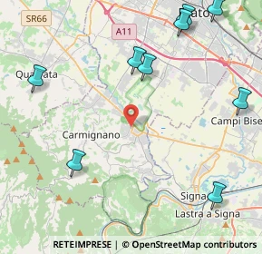 Mappa Piazza Buontalenti, 59016 Poggio a Caiano PO, Italia (6.56917)