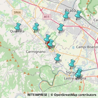 Mappa Piazza Buontalenti, 59016 Poggio a Caiano PO, Italia (4.62455)