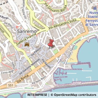 Mappa Via Bartolomeo Asquasciati, 10, 18038 Sanremo, Imperia (Liguria)