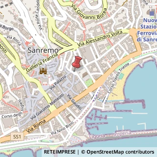 Mappa OTTAZZI CORRADO, Piazza Cristoforo Colombo, 18038 Sanremo IM, Italia, 18038 Sanremo, Imperia (Liguria)