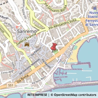 Mappa Via Alessandro Manzoni, 18038 Sanremo IM, Italia, 18038 Sanremo, Imperia (Liguria)