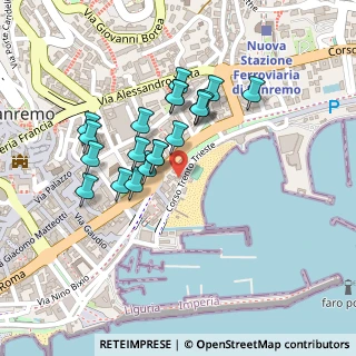 Mappa Lungomare Trieste, 18038 Sanremo IM, Italia (0.1955)