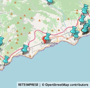 Mappa Via Capinera, 18038 Sanremo IM, Italia (6.5935)