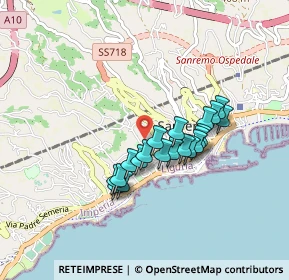 Mappa Via Capinera, 18038 Sanremo IM, Italia (0.696)