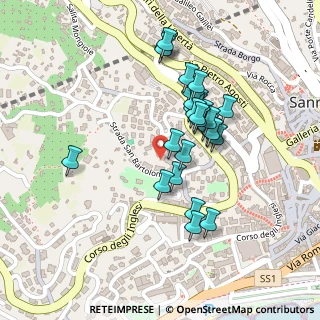 Mappa Via Capinera, 18038 Sanremo IM, Italia (0.19643)