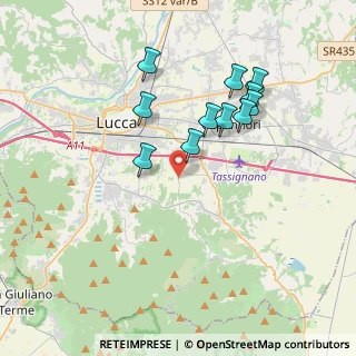 Mappa Via di Ponte Pinelli, 55012 Capannori LU, Italia (3.48182)