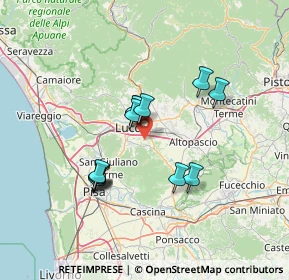 Mappa Via di Ponte Pinelli, 55012 Capannori LU, Italia (12.07615)
