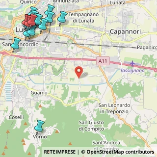 Mappa Via di Ponte Pinelli, 55012 Capannori LU, Italia (3.7825)