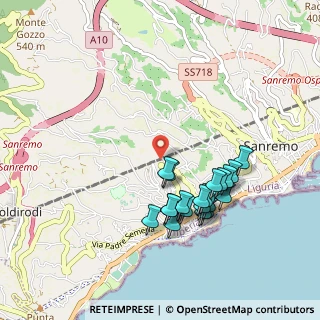 Mappa Via San Giusto, 18038 Sanremo IM, Italia (0.933)