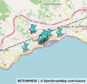 Mappa Via Alessandro Manzoni, 18038 Sanremo IM, Italia (0.7425)