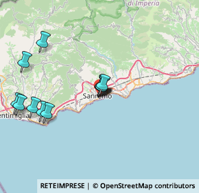 Mappa Via Alessandro Manzoni, 18038 Sanremo IM, Italia (7.14)