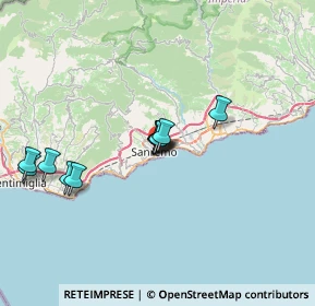 Mappa Via Alessandro Manzoni, 18038 Sanremo IM, Italia (6.20182)