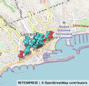 Mappa Via Alessandro Manzoni, 18038 Sanremo IM, Italia (0.278)