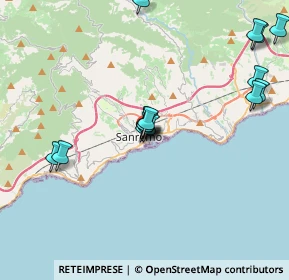 Mappa Via Capitan Angelo Pesante, 18038 Sanremo IM, Italia (4.63588)