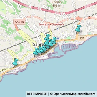 Mappa Via Capitan Angelo Pesante, 18038 Sanremo IM, Italia (0.56)