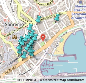 Mappa Via Alessandro Manzoni, 18038 Sanremo IM, Italia (0.2235)