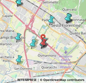 Mappa Autostrada Firenze-Mare Fi, 50019 Sesto Fiorentino FI, Italia (2.28267)