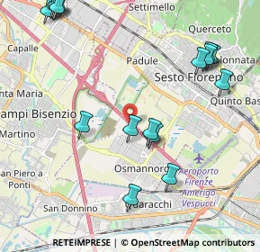Mappa Autostrada Firenze-Mare Fi, 50019 Sesto Fiorentino FI, Italia (2.6775)