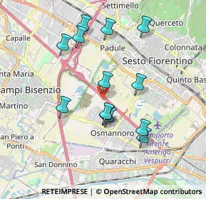 Mappa Autostrada Firenze-Mare Fi, 50019 Sesto Fiorentino FI, Italia (1.78615)