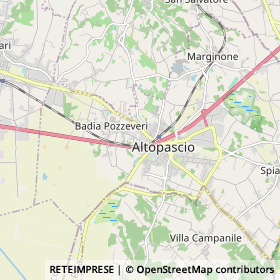 Mappa Altopascio