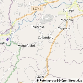 Mappa Colbordolo
