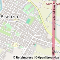 Mapa Campi Bisenzio