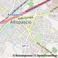 Mapa Altopascio