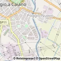 Map Poggio a Caiano