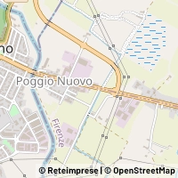 Kaart Campi Bisenzio