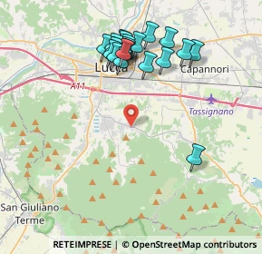 Mappa Via di San Quirico in Guamo, 55060 Capannori LU, Italia (4.047)