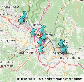 Mappa Autostrada Firenze-Mare, 50019 Firenze FI, Italia (6.30091)