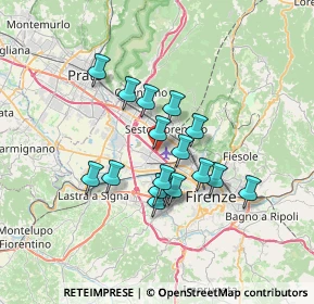 Mappa Autostrada Firenze-Mare, 50019 Firenze FI, Italia (5.57412)