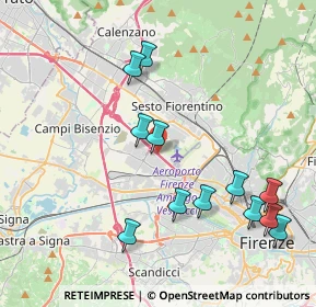 Mappa Autostrada Firenze-Mare, 50019 Firenze FI, Italia (4.42583)