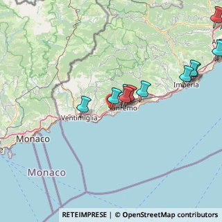 Mappa Via Costa, 18038 Sanremo IM, Italia (18.75083)