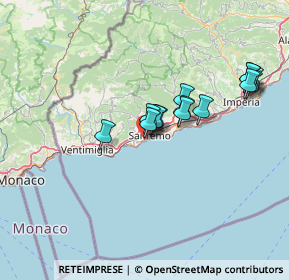 Mappa Sanremo corso Matuzia, 18038 Sanremo IM, Italia (12.34286)