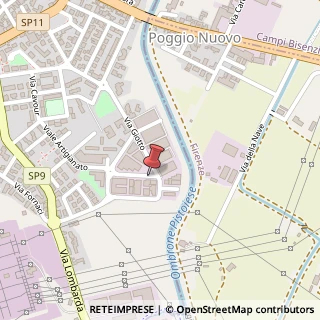 Mappa Via Michelangiolo, 19, 59016 Poggio a Caiano, Prato (Toscana)