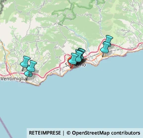 Mappa Lungomare Vittorio Emanuele II, 18038 Sanremo IM, Italia (4.60333)