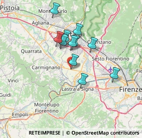Mappa Via Vingone, 50013 Signa FI, Italia (5.7425)