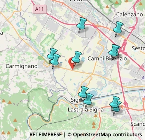 Mappa Via Vingone, 50013 Signa FI, Italia (4.12818)