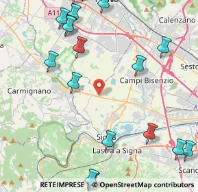 Mappa Via Vingone, 50013 Signa FI, Italia (6.16)