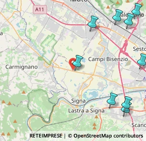 Mappa Via Vingone, 50013 Signa FI, Italia (6.56091)