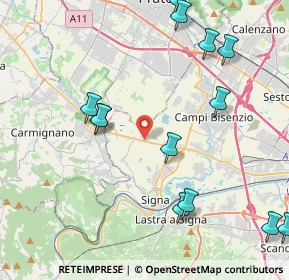 Mappa Via Vingone, 50013 Signa FI, Italia (6.00353)