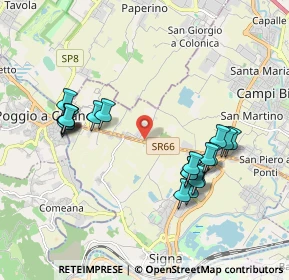 Mappa Via Vingone, 50013 Signa FI, Italia (2.014)